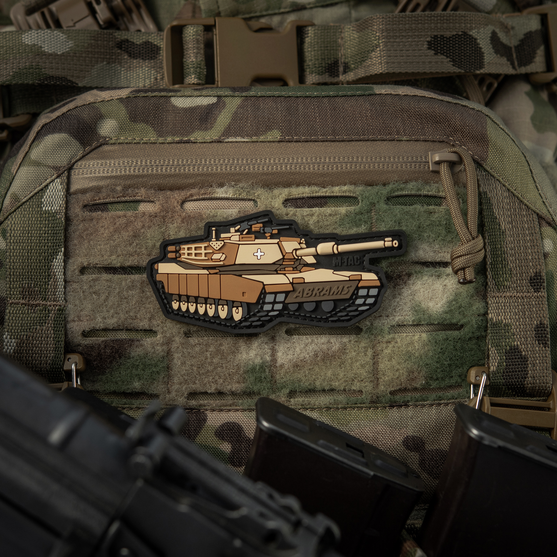 M-Tac нашивка ABRAMS (PVC) coyote — 6