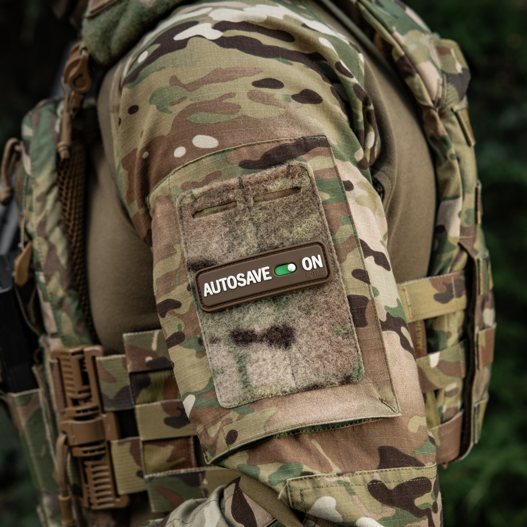 M-Tac нашивка Autosave PVC Coyote — 11