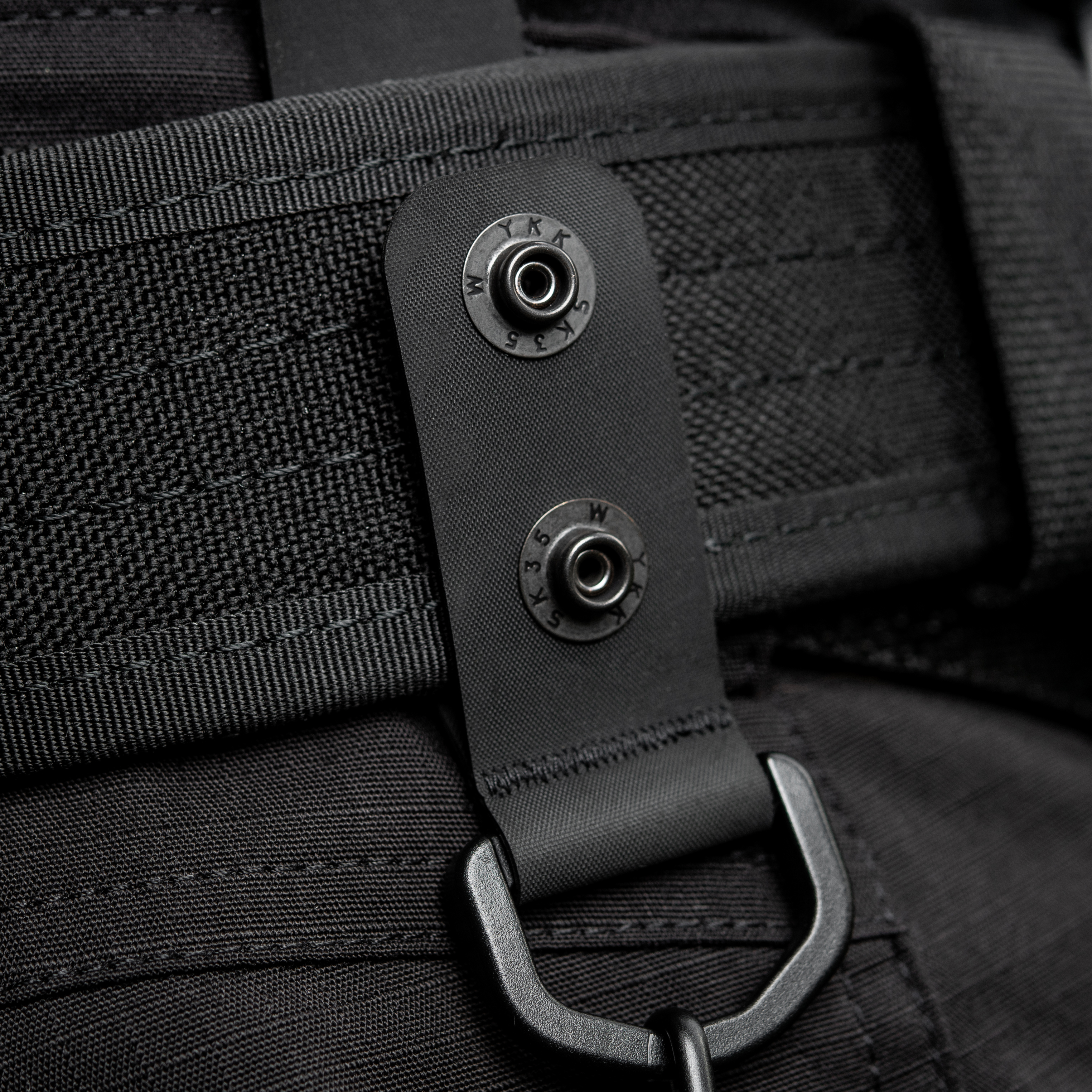 M-Tac крепления c D-кольцом на тактический ремень (2 шт) Black — 8