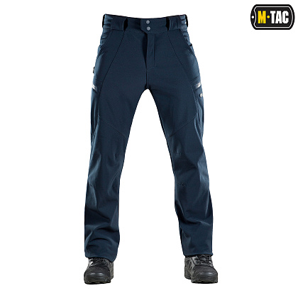 M-Tac брюки Soft Shell Winter Dark Navy Blue– Милитарист - фото 2