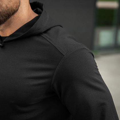 M-Tac кофта Hoodie Born by Revolution Black– Милитарист - фото 10