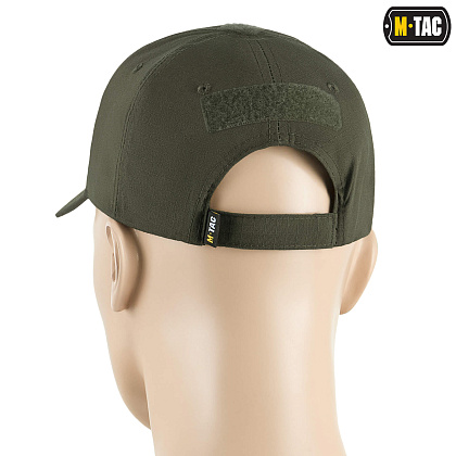 M-Tac бейсболка з липучкою Flex ріп-стоп Army Olive– Мілітарист - зображення 3
