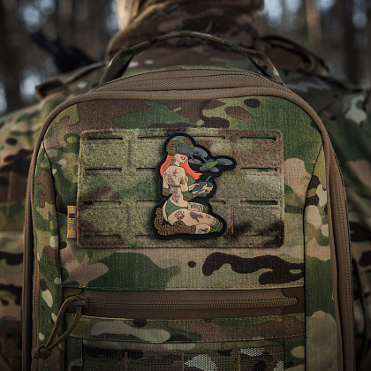 M-Tac нашивка Tactical girl №6 PVC redhead Hooligan Olive V2– Мілітарист - зображення 13