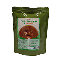 Макро Суп гороховий з куркою (реторт-пакет) 500г– Мілітарист