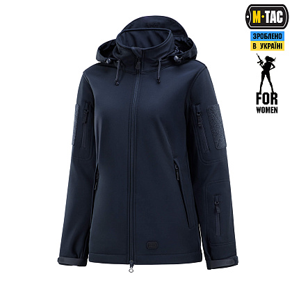 M-Tac куртка Soft Shell Lady Dark Navy Blue– Мілітарист - зображення 1