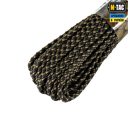 M-Tac паракорд Dragon Cord 15m Black/Coyote– Мілітарист - зображення 3