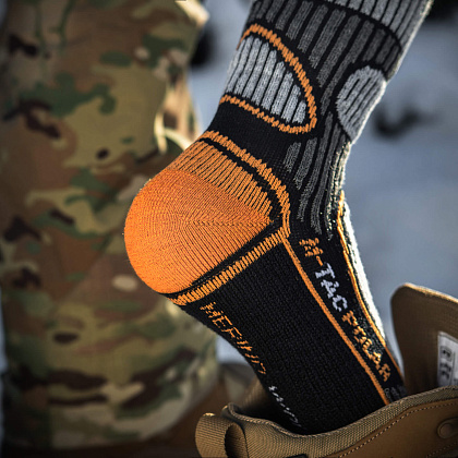 M-Tac шкарпетки Polar Merino 40% Black– Мілітарист - зображення 18