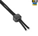 M-Tac шнурки Elastic Shoelaces Black 120 см– Мілітарист - мініатюра 2