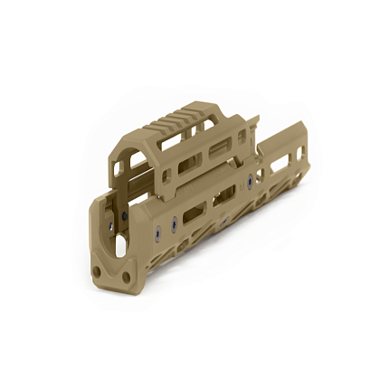 Крук M-Lock цівка для АКС-74У коротка верхні накладка Coyote (1U044A)– Мілітарист - зображення 9