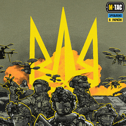M-Tac футболка Рубіж Light Olive– Мілітарист - зображення 9