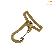Woojin Plastic карабін Stable Metal Hook 38mm Coyote– Мілітарист