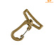 Woojin Plastic карабін Stable Metal Hook 38mm Coyote– Мілітарист - мініатюра 1