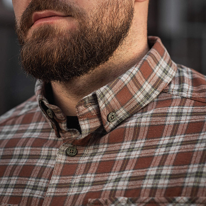 M-Tac сорочка Lumberjack Cotton Shirt Brown/Grey– Мілітарист - зображення 27