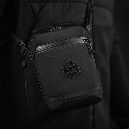 M-Tac сумка Pocket Bag Hardsling Lite-NR Black– Мілітарист - зображення 22