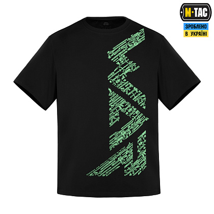 M-Tac футболка WAR Cotton Hard Black/Mint– Мілітарист - зображення 2