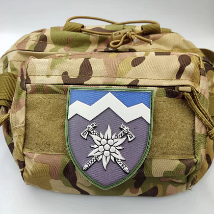 Шеврон ПВХ ЗСУ 10 окрема гірсько-штурмова бригада ОК Захід– Мілітарист - зображення 2