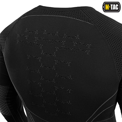 M-Tac терморубашка компрессионная Black/Dark Grey– Милитарист - фото 9