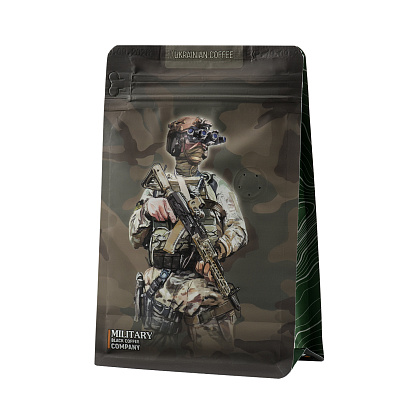 Military Black Coffee Company меленая AK-Бразилия Бурбон– Милитарист - фото 3