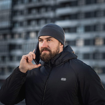 M-Tac шапка Watch Cap Elite флис (320г/м2) Dark Grey– Милитарист - фото 14