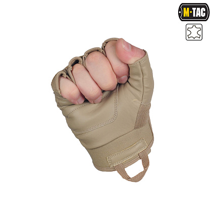M-Tac рукавички безпалі Assault Tactical Mk.4 Khaki– Мілітарист - зображення 5