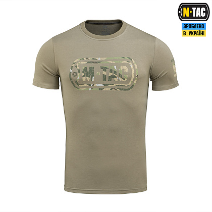 M-Tac футболка Logo Tan– Мілітарист - зображення 2