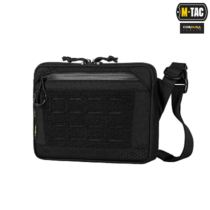 M-Tac сумка Admin Bag з липучкою Black– Мілітарист - зображення 1