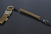  Обзор M-Tac шнур страховочный Medium под карабин с D-кольцом и фастексом