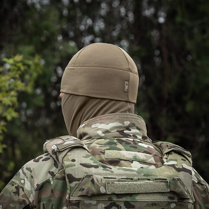 M-Tac шапка-підшоломник мікрофліс ріп-стоп Tan– Мілітарист - зображення 10