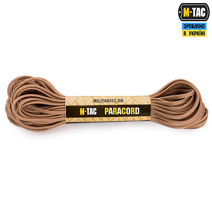 M-Tac паракорд 550 type III 15m Tan– Мілітарист - зображення 1