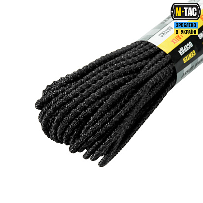 M-Tac паракорд Shock-Cord 3mm Dragon Skin Black 15м– Мілітарист - зображення 3