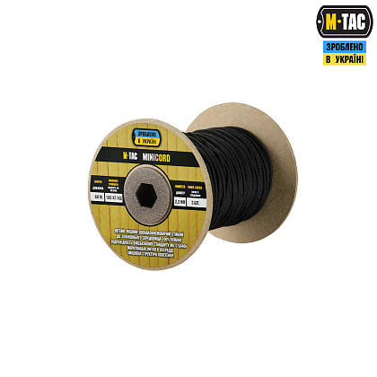 M-Tac паракорд Minicord 60m Black– Милитарист - фото 1