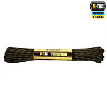 M-Tac паракорд 550 type III Black/Forest 15м– Мілітарист