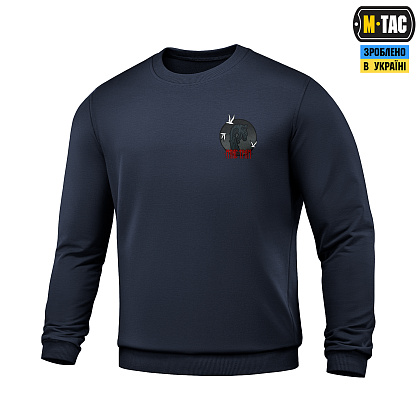 M-Tac світшот The Way Cotton Hard Indigo Blue– Мілітарист - зображення 2