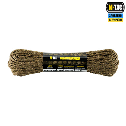 M-Tac паракорд Dragon Cord 30m Coyote– Мілітарист - зображення 1
