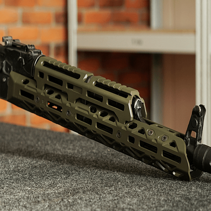 Крук цевье для АК длинное с креплением M-Lok и длинным верхним мостом OD Green (1U004B)– Милитарист - фото 8