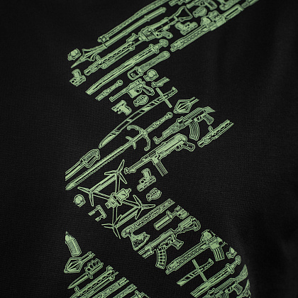 M-Tac футболка WAR Cotton Hard Black/Mint– Мілітарист - зображення 10
