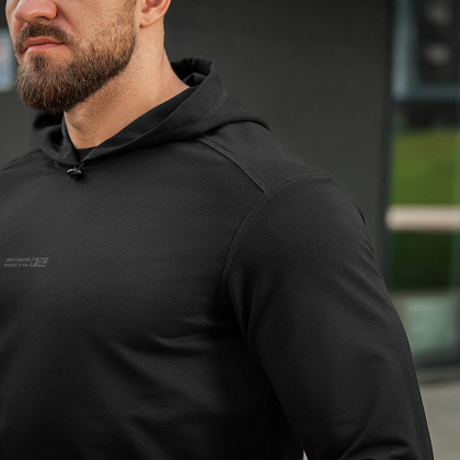 M-Tac кофта Hoodie Born by Revolution Black– Милитарист - фото 9