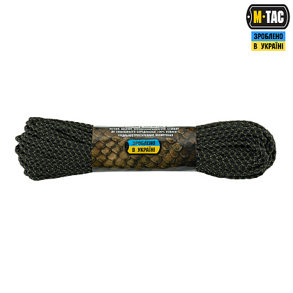 M-Tac паракорд Dragon Cord 30m Black/Ranger Green– Мілітарист - зображення 2