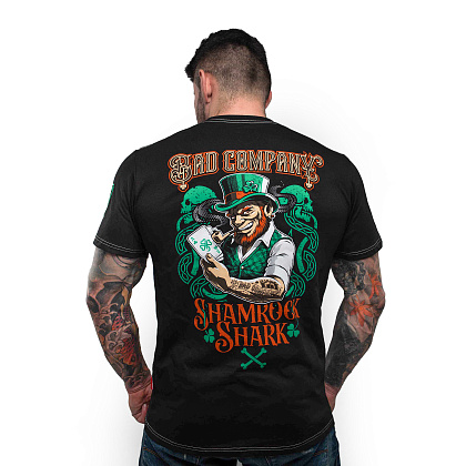 Bad Company футболка Shamrock Shark black– Мілітарист - зображення 1