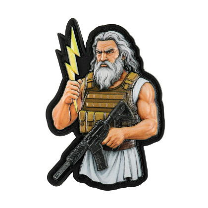 Нашивка Зевс PVC– Милитарист