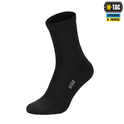M-Tac шкарпетки Tactical Socks Cotton 67% Black– Мілітарист - зображення 1