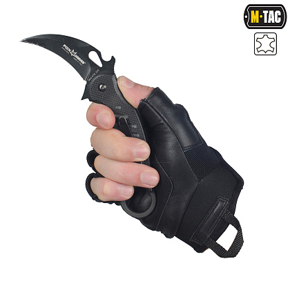 M-Tac рукавички безпалі Assault Tactical Mk.4 Black– Мілітарист - зображення 3