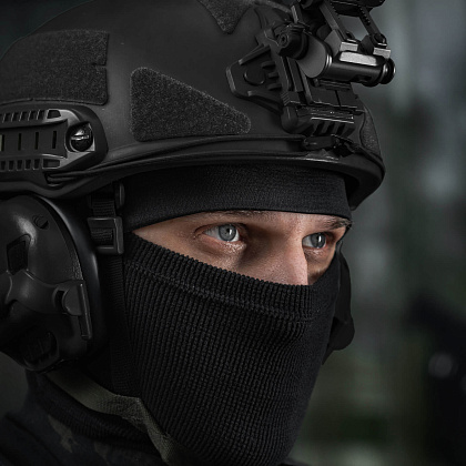 M-Tac шапка-підшоломник мікрофліс ріп-стоп Black– Мілітарист - зображення 16