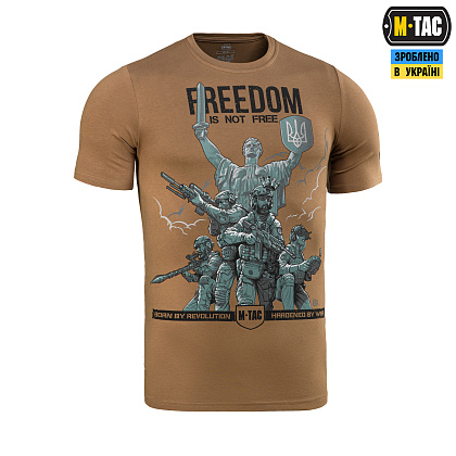 M-Tac футболка Freedom Coyote Brown– Мілітарист - зображення 3
