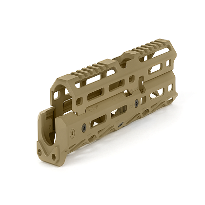 Крук M-Lock цівка довга для АКС-74У довга верхня накладка Coyote (1U044B)– Мілітарист - зображення 10