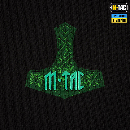 M-Tac кофта Hoodie Ragnarok Night Vision Cotton Hard Black– Мілітарист - зображення 8