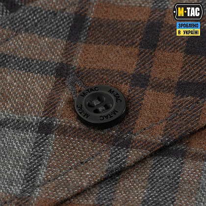M-Tac рубашка Lumberjack Merino Cold Weather Grey/Brown– Милитарист - фото 7