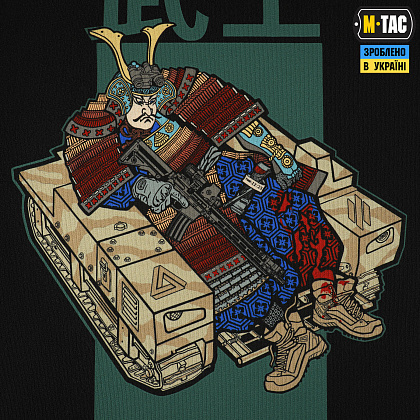 M-Tac кофта Hoodie Cotton Hard Вивозь Життя Black– Мілітарист - зображення 8