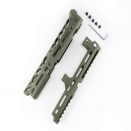 Крук M-Lock цівка довга для АКС-74У довга верхня накладка OD Green (1U044B)– Мілітарист - зображення 4