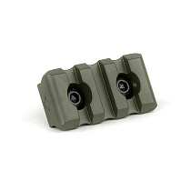 Крук Рейка Пікатінні на 3 слоти із кріпленням стандарту  M-Lok OD Green (9012)– Милитарист